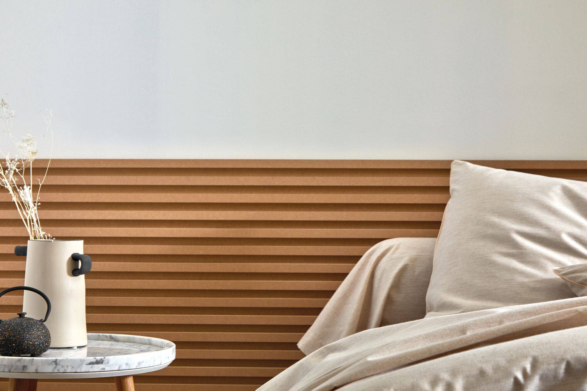 Drap coton bio et recylé Ressources-180 x 290 cm-Lin - 3