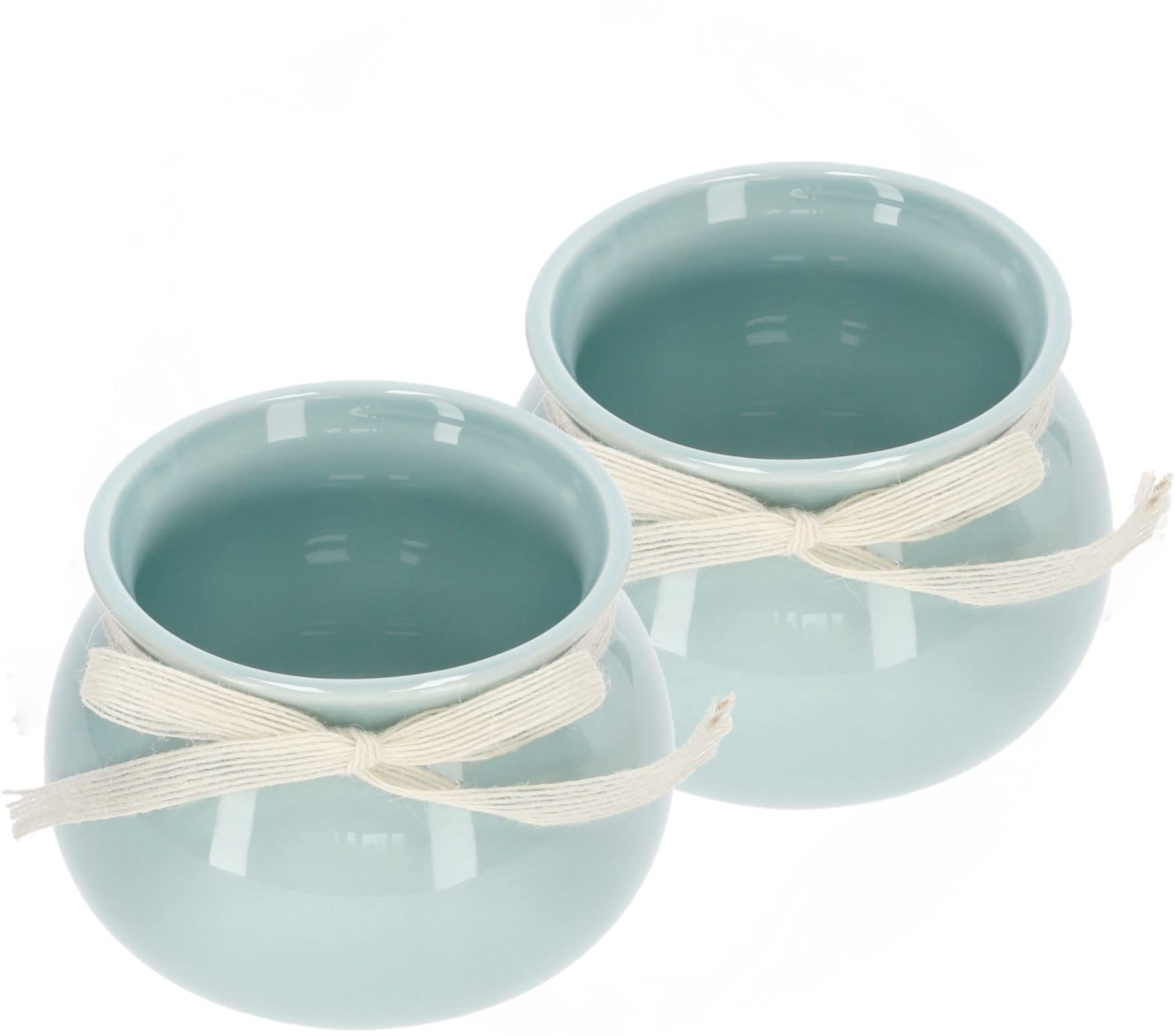 Doniczka ceramiczna 10,5 osłonka kwiaty rośliny 2x - KOTARBAU