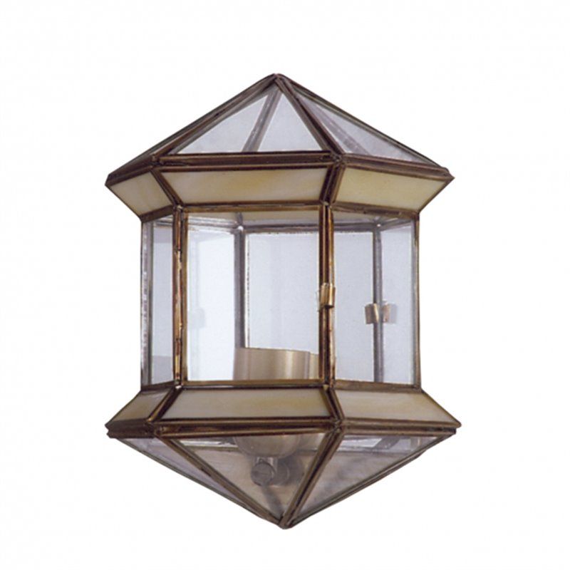 Application de cristal de couleurs Hexagonal modèle granadine FABRILAMP - 3