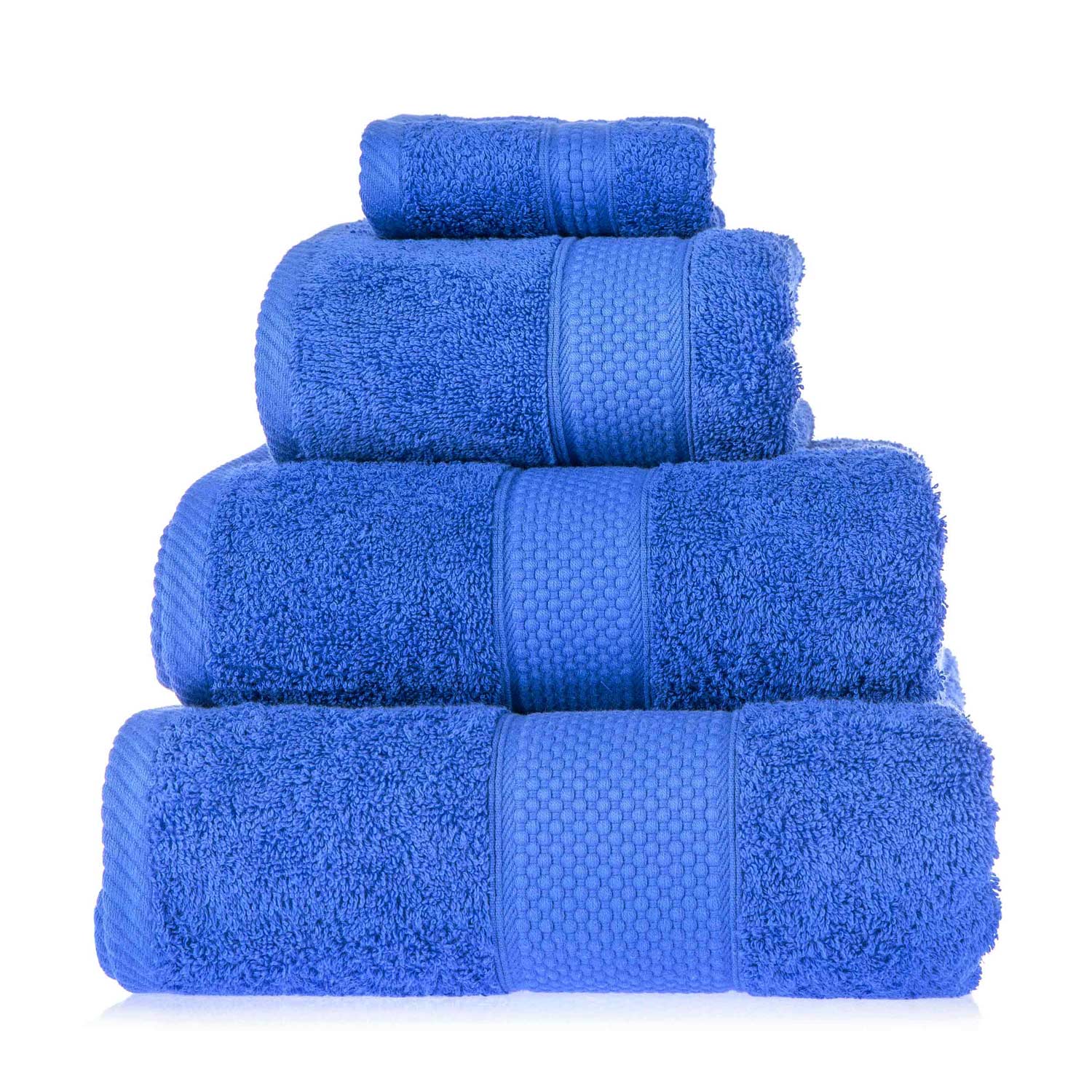 Lot 4 Serviettes De Bain Homescapes 70x130 Cm - 100% Coton Turc, 500 G/m², Vert Sauge, Ultra Douces Et Absorbantes - 4