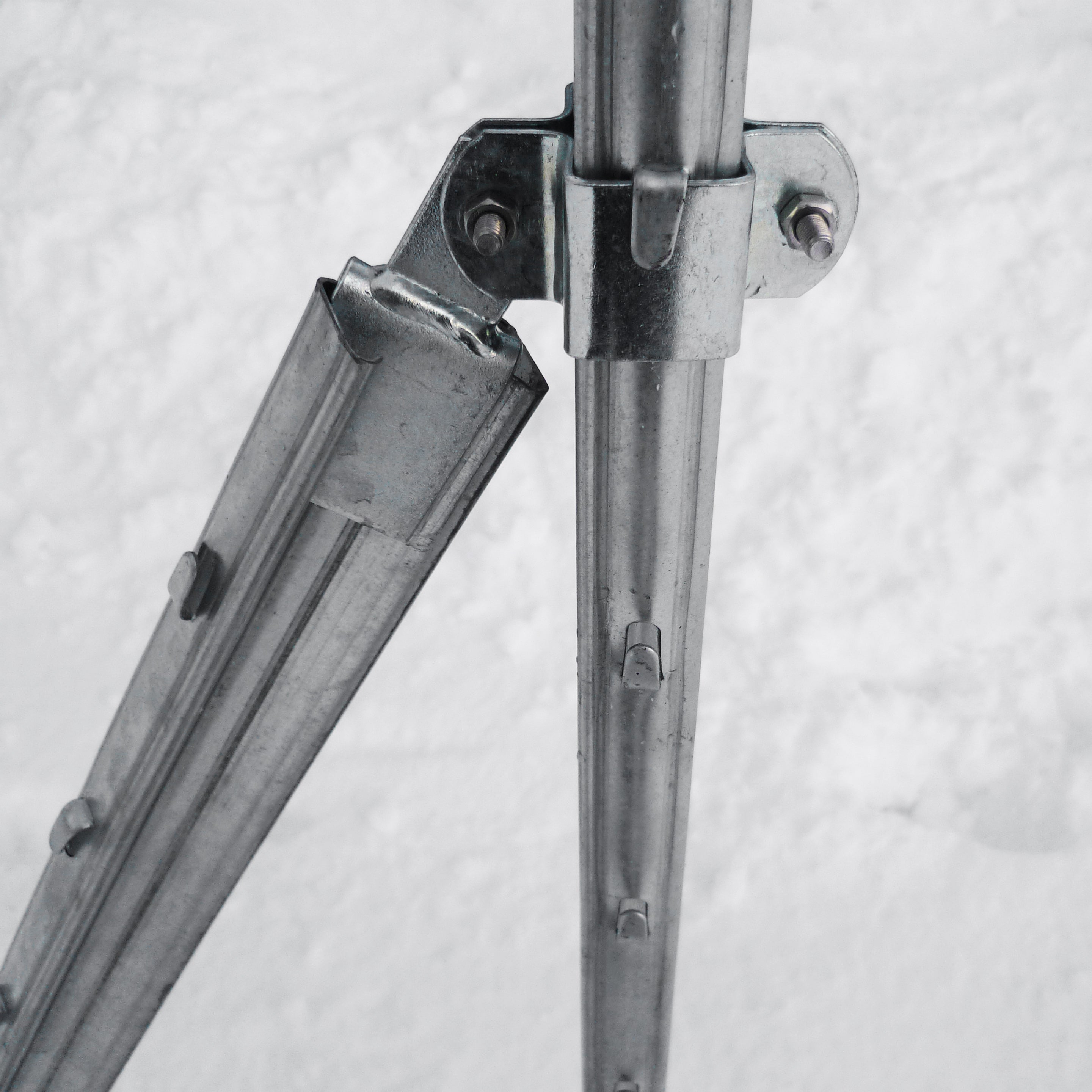 1 collier de serrage pour poteau à profil en Z clôture de protection contre la faune sauvage, clôture forestière, grillage noué, clôture de pâturage - 5