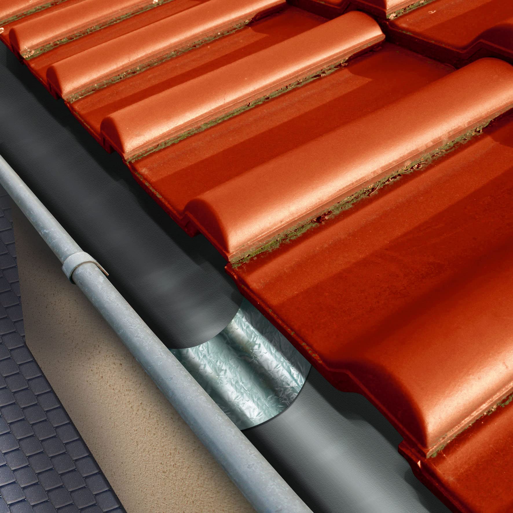 MEM 500482 - Nastro per cemento, 10 m x 150 mm, colore alluminio - 4