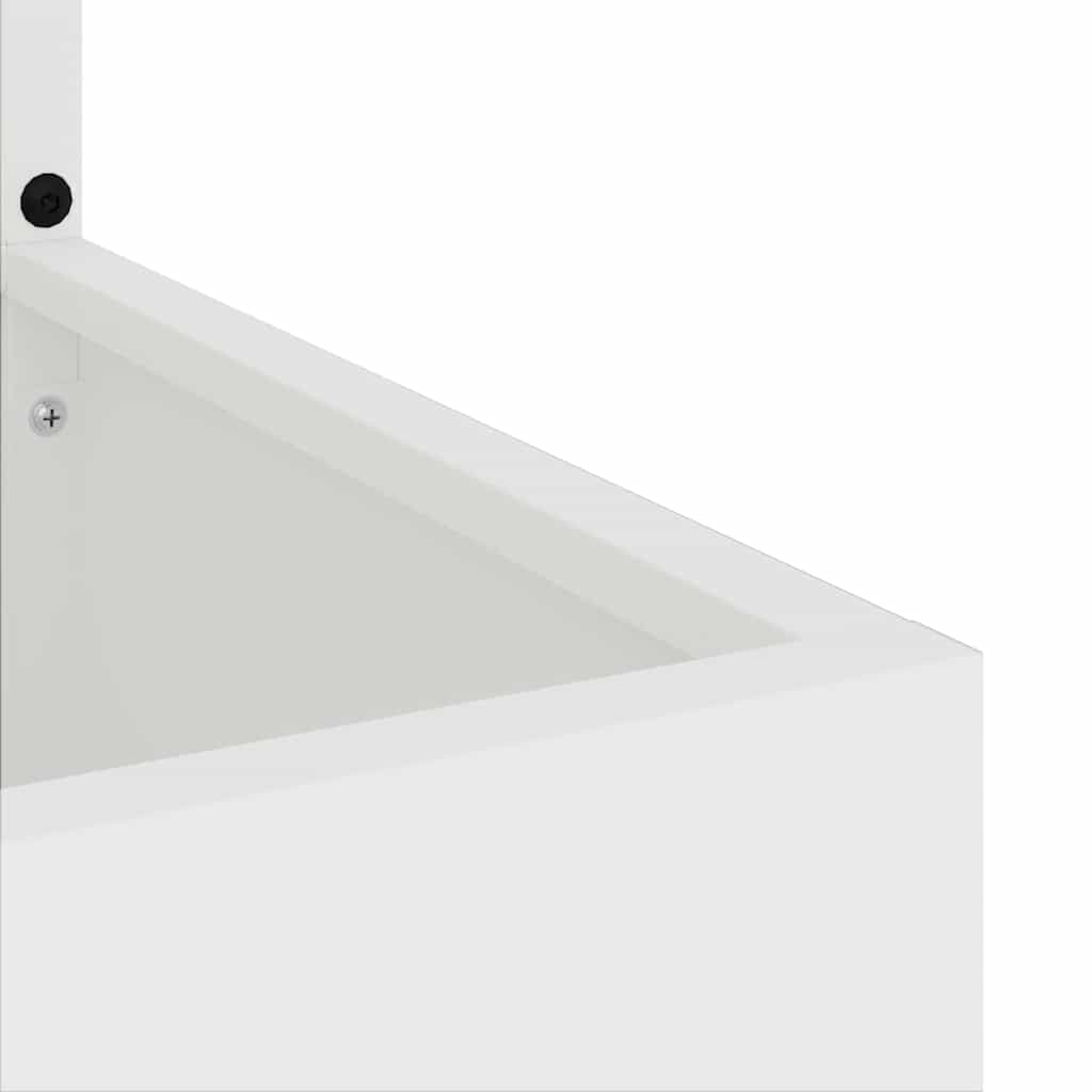 Écran de confidentialité de jardin Fretwork Blanc 32 x 150 cm vidaXL - 8