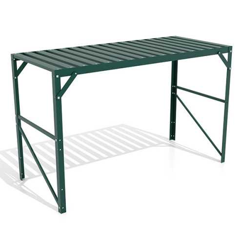 Table de culture en aluminium 1 plateau, Couleur Noir - 9