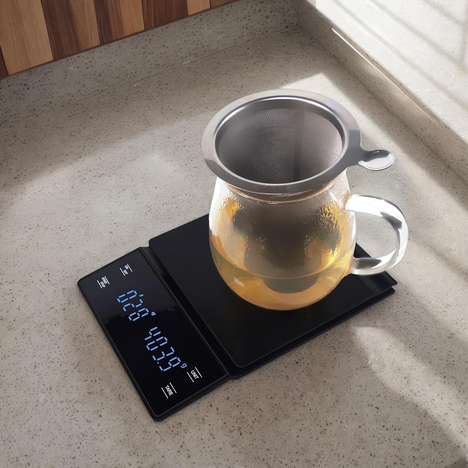 Digital Kitchen Scale, USB Rechargeable Coffee Scale, 3Kg/0.1g Kitchen Scale, Portable Espresso Scale, Precision Coffee Scale, Rechargeable Kitch - 4
