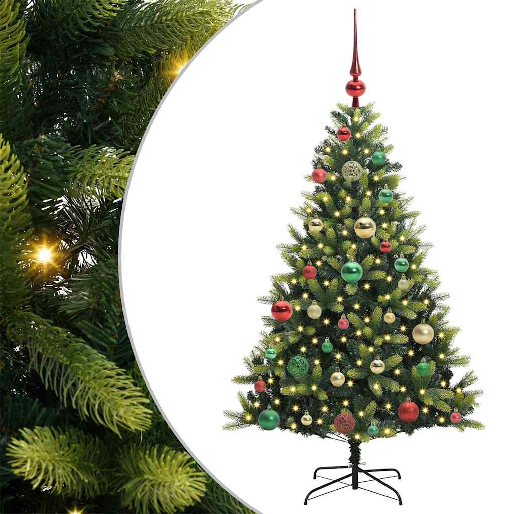Sztuczna skandynawska choinka z zawiasami 150 LED 120 cm