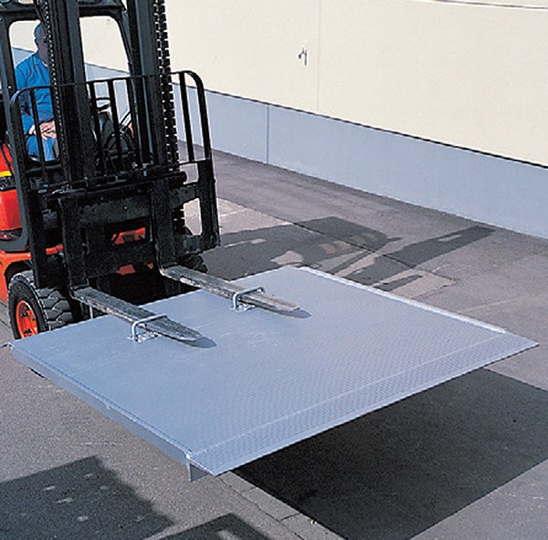 Pont de chargement volet articulé avec poignées - Longueur 2235 / Largeur 1250mm - Charge max 4000kg - Vendue à l'unité - HF23/P - 5