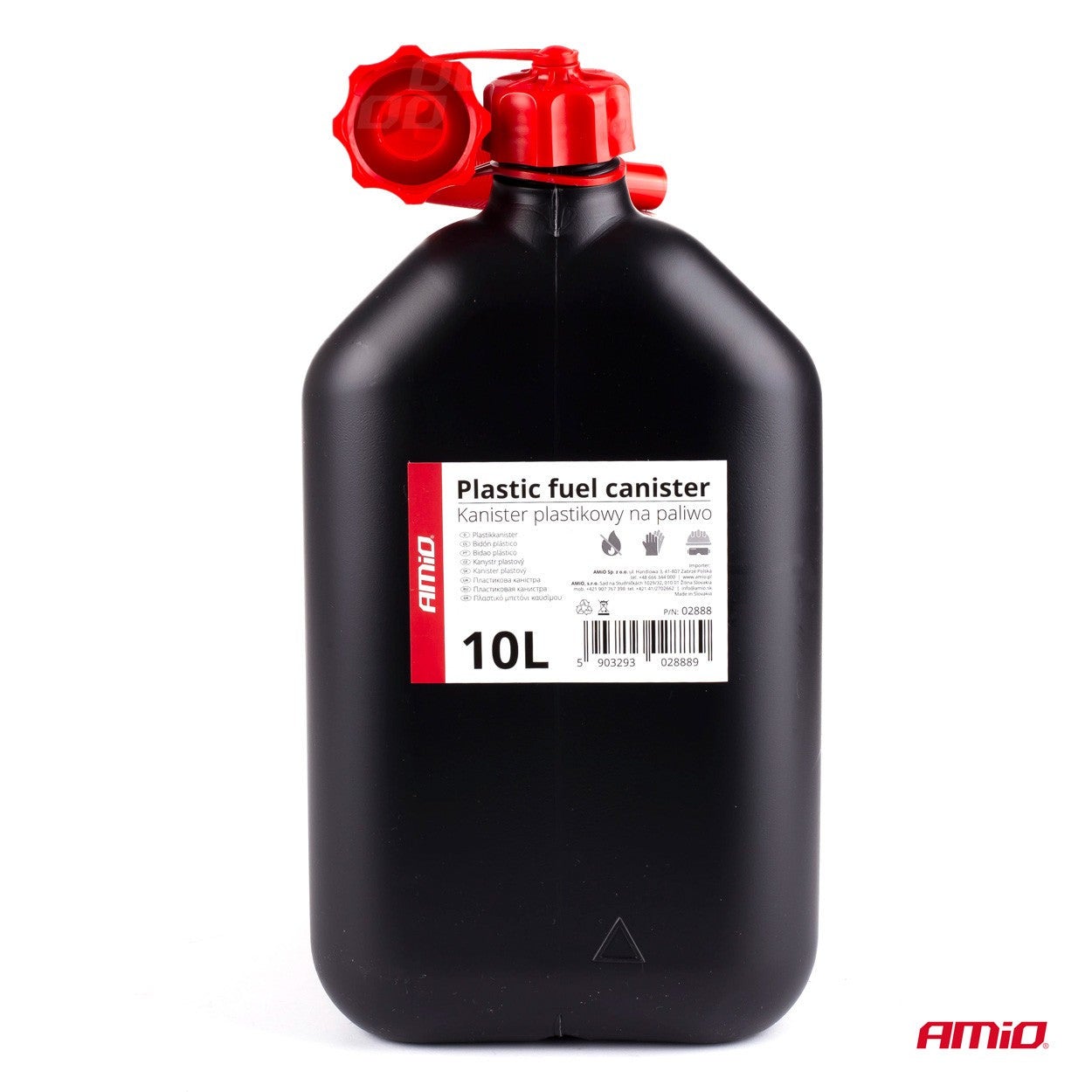 Jerrican Carburant En Plastique 10l, Noir - 2