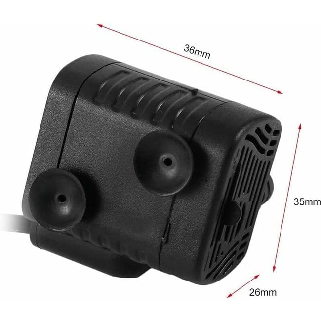 Pompa Acqua PC 500L/H Silenziosa - Raffreddamento A Liquido Con Filettatura G1/4 - Foto 9