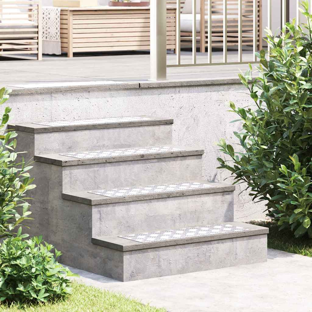 Stopień Prostokątny 2 pcs Srebrny 60 x 20 cm Aluminium vidaXL