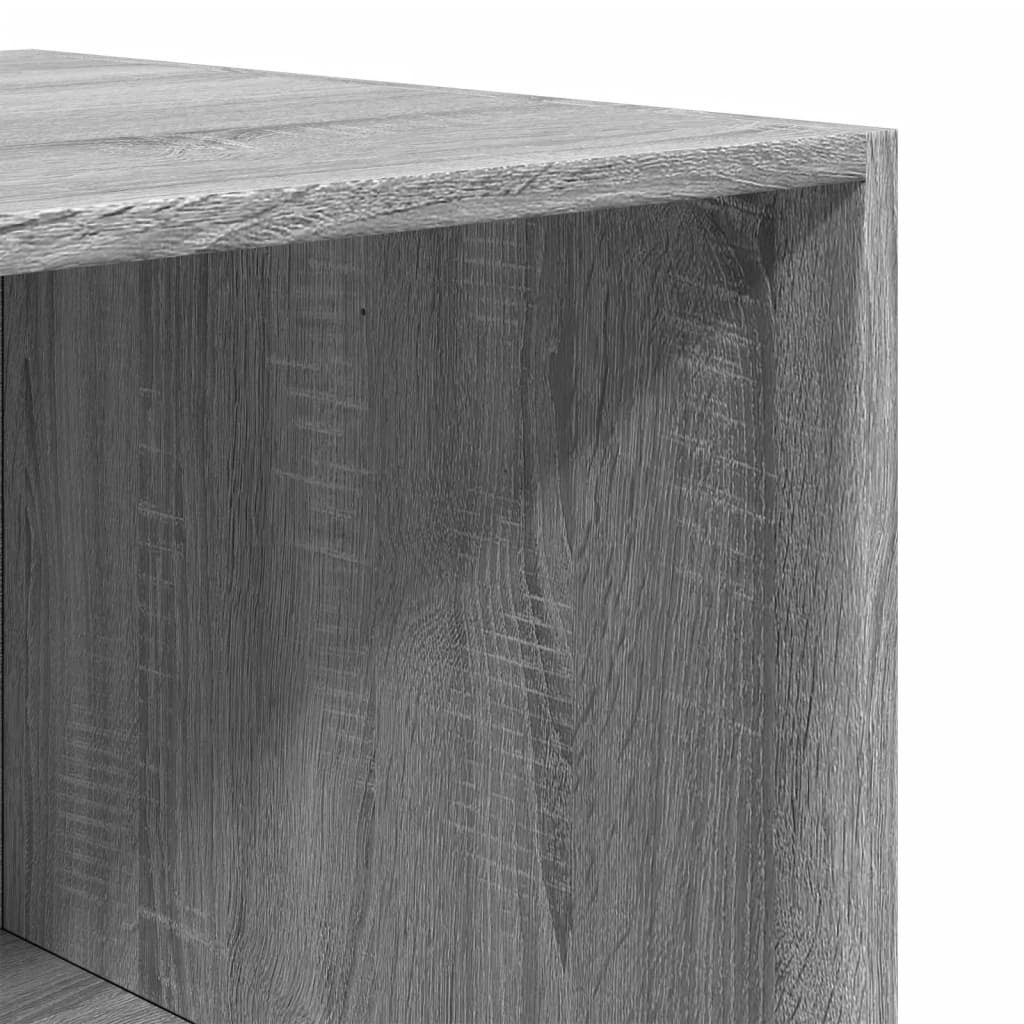 Garde robe sonoma gris 100x50x200 cm bois d ingénierie - 7
