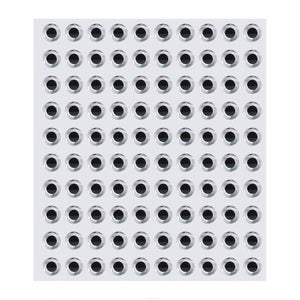 550pcs 4.5mm Blue Color 3D Soft Holographic Fishing Lure Eyes Fly Tying Crafts E