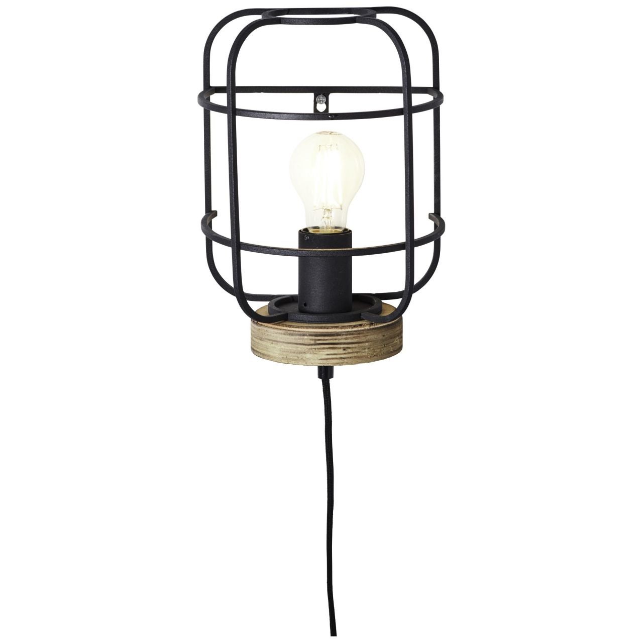 Brilliant Maze lampa stołowa 20cm czarny korund metal/czarne szkło 1x A60, E27, 60 W - 3