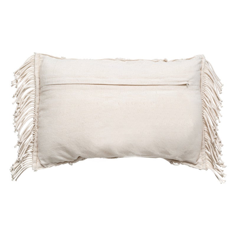 Coussin macramé 