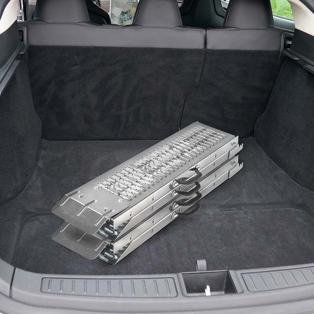 Rampe de chargement pliable - charge max 400 kg - en acier galvanisé - 7