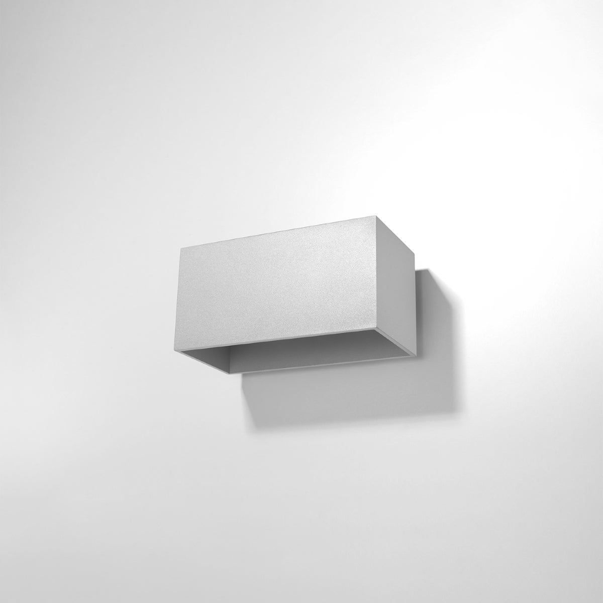 Kinkiet QUADX MAXI szary LED 4000K - 20x12x10cm Sollux