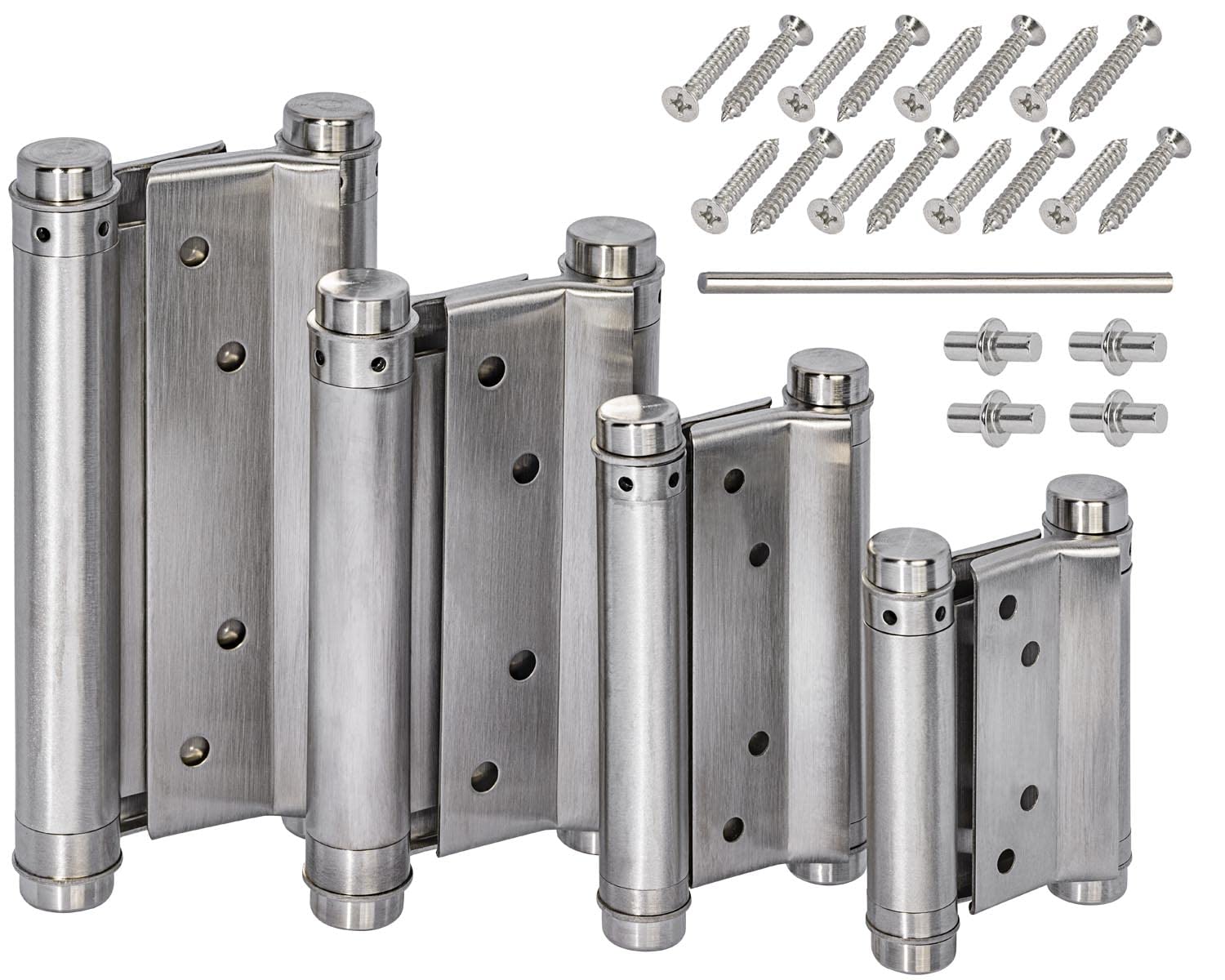 Gancio Per Chiusura Porte Interne Gancio Per Cabina In Acciaio Inossidabile, Serratura A Scrocco Grande, Porta Girevole, Porta Finestra, Supporto Silenzioso Con Viti Di Montaggio Impedire La Chiusura, 205mm, Confezione Da 2
