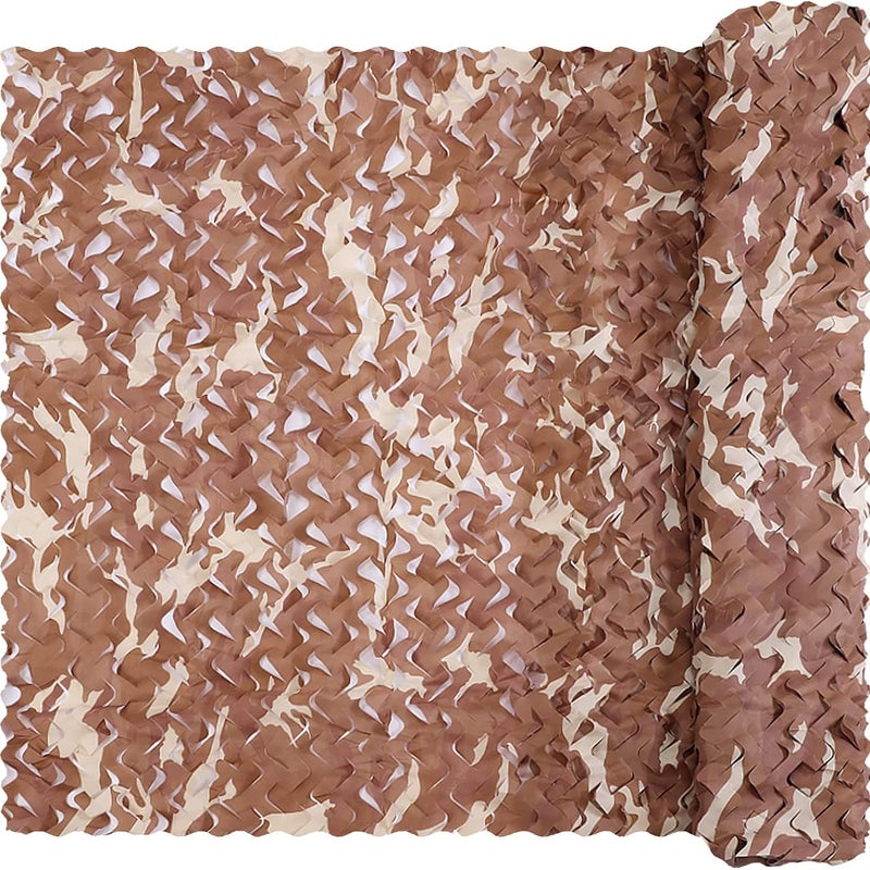 Siatka maskująca/zacieniająca – 3 x 5 – Pustynna, zielona siatka maskująca przeciwlotnicza, zewnętrzna siatka maskująca zacieniająca