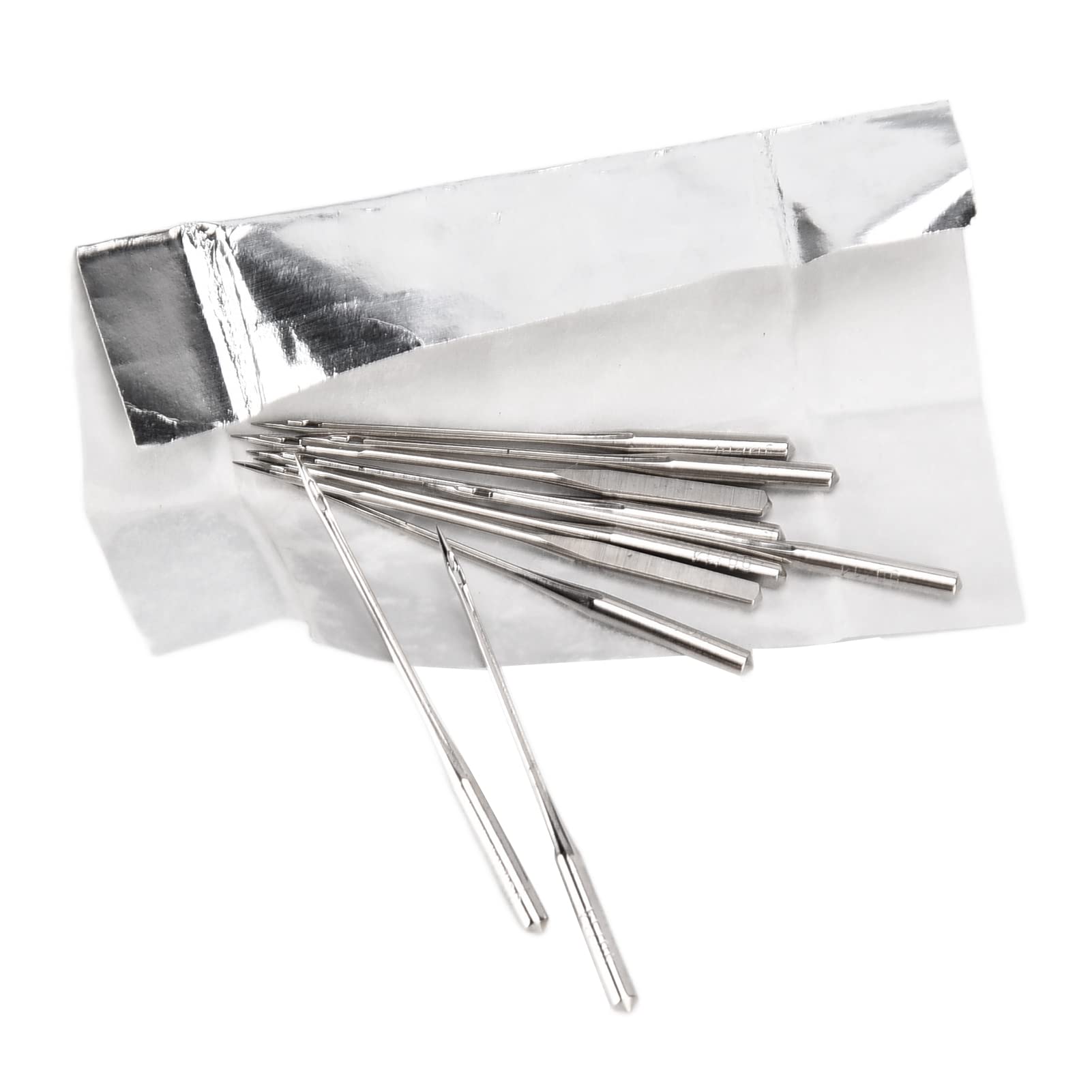 100 Aiguilles Machine à Coudre - 5 Tailles (65/9 à 110/18) + Enfile-aiguille - Pour Singer, Brother, Etc.