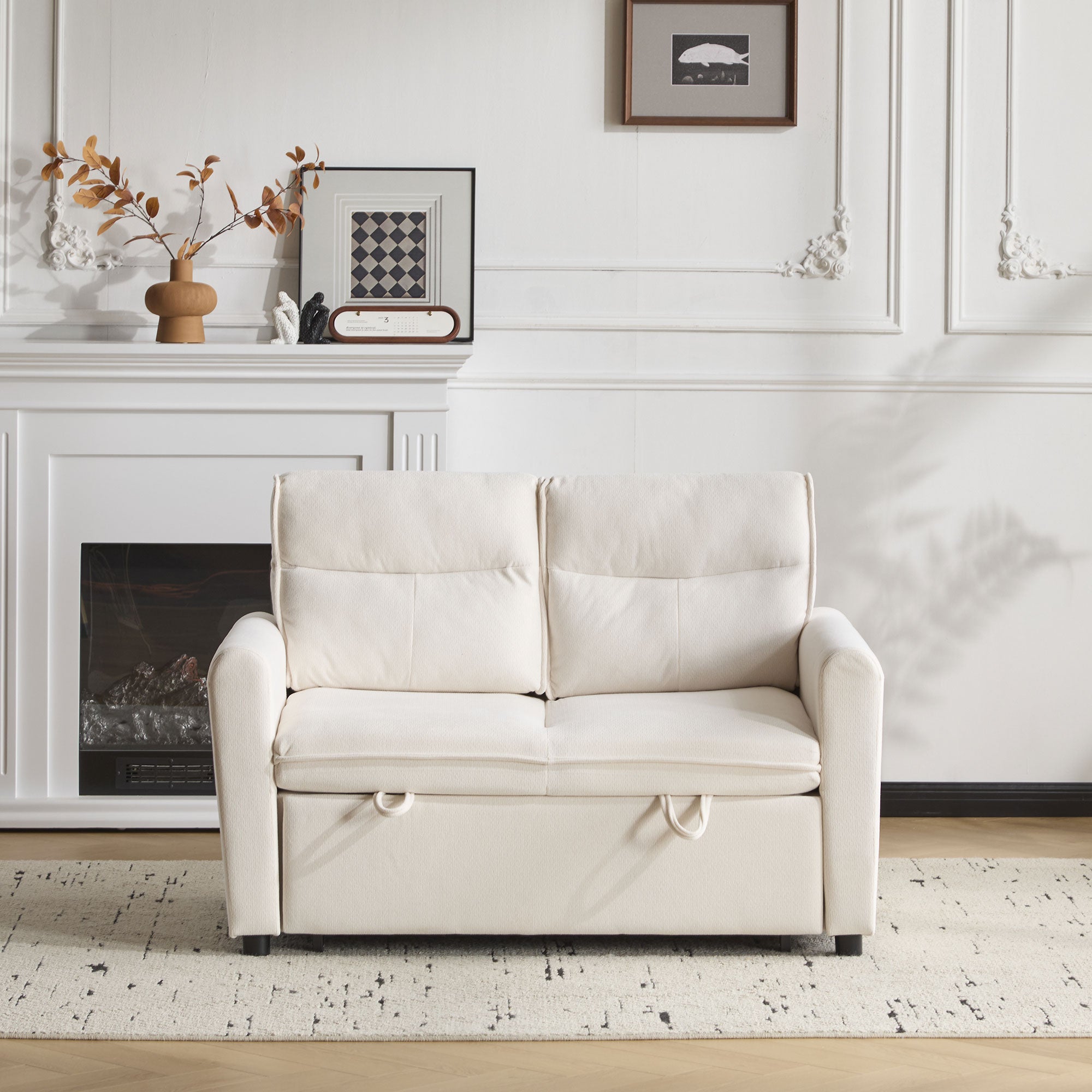 Divano posti moderno pieghevole con funzione letto