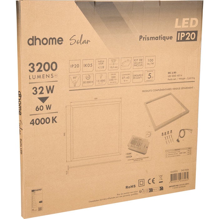 Legrand 010700 - Embout gauche ou droit DLP Mono 50x105mm - Blanc - 3