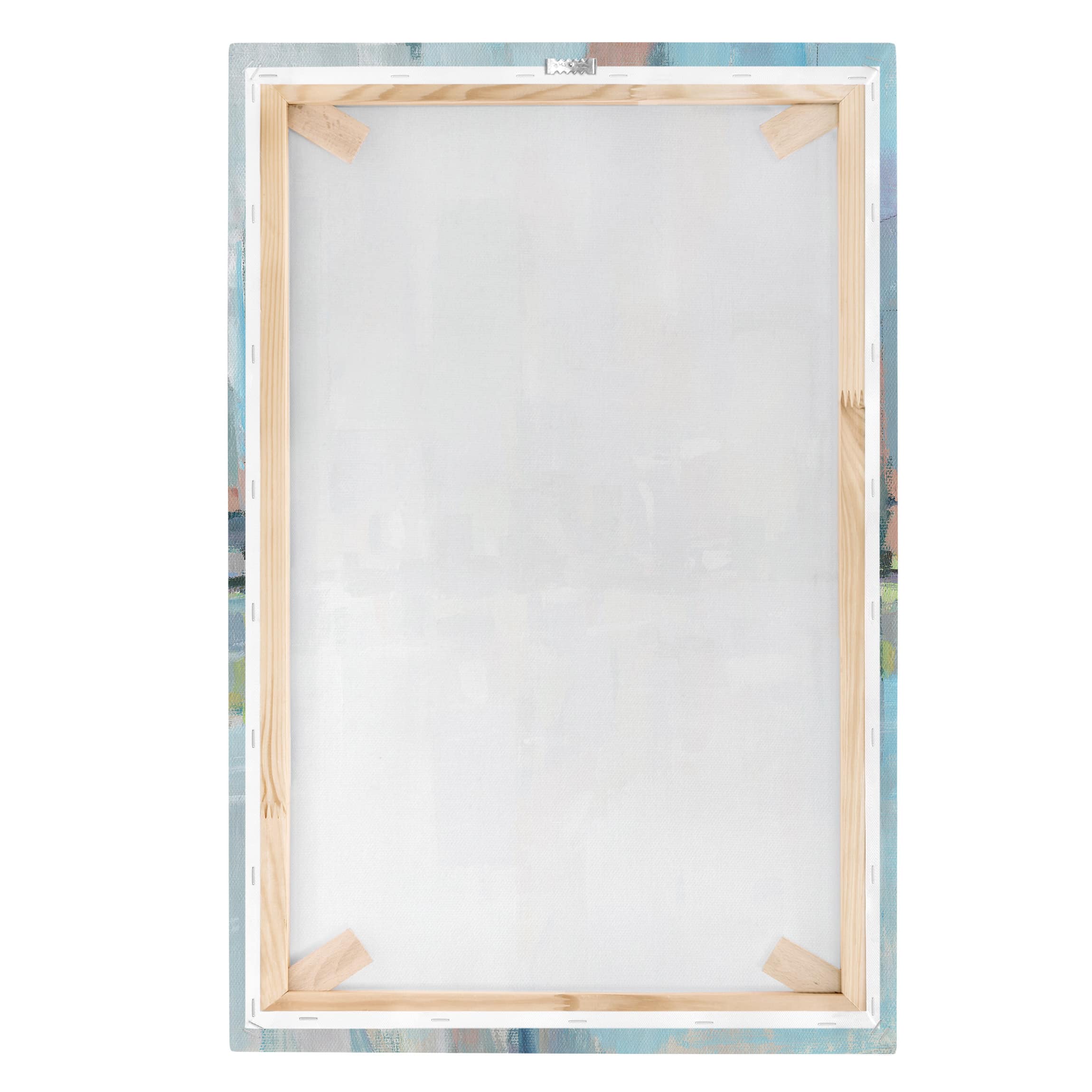 Impression sur toile tableau sur toile châssis gris abstrait peinture artiste 275 cuisine chambre à coucher salon couloir 60 x 90 cm - 7