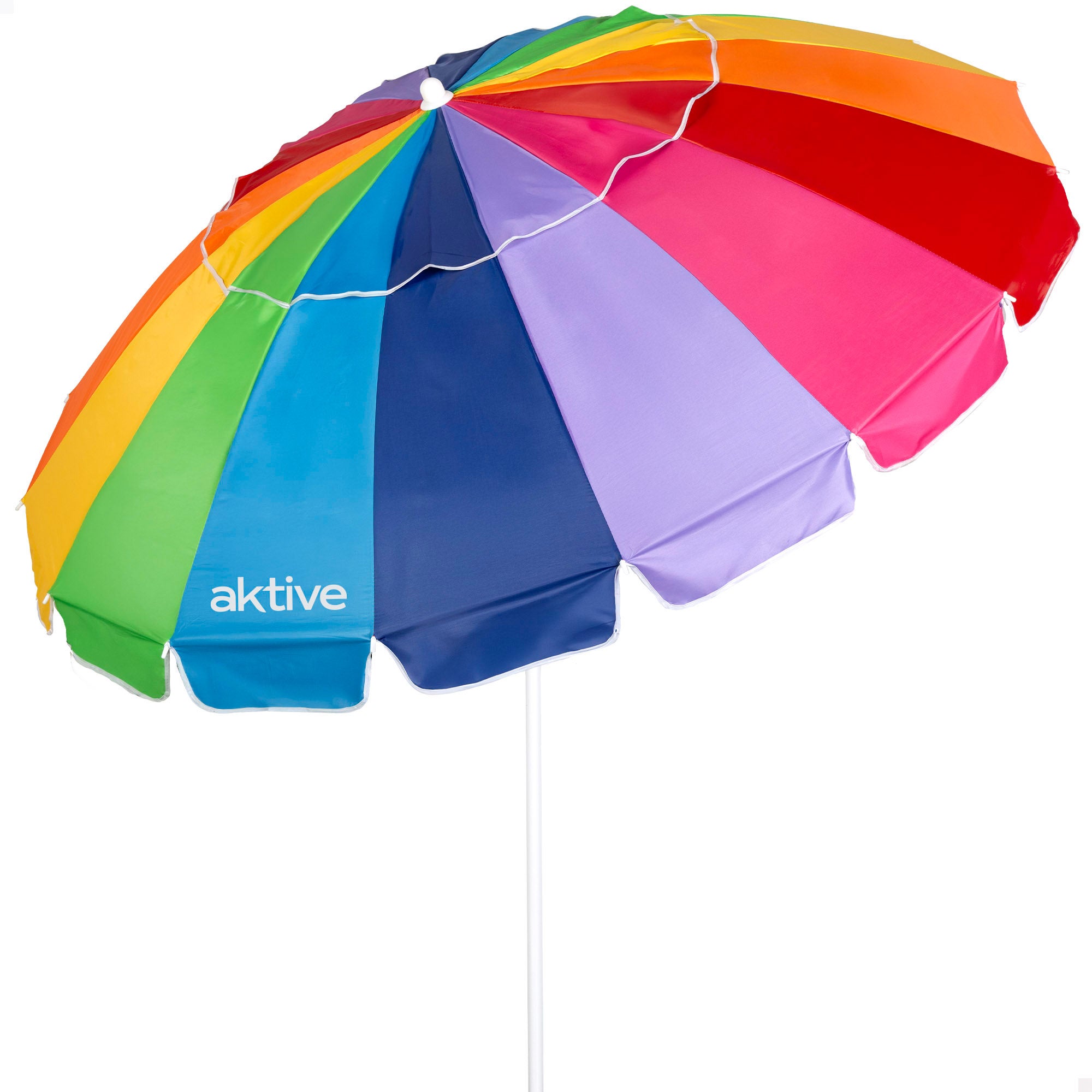 Aktive sombrilla playa 16 varillas 200 cm multicolor inclinable uv50
