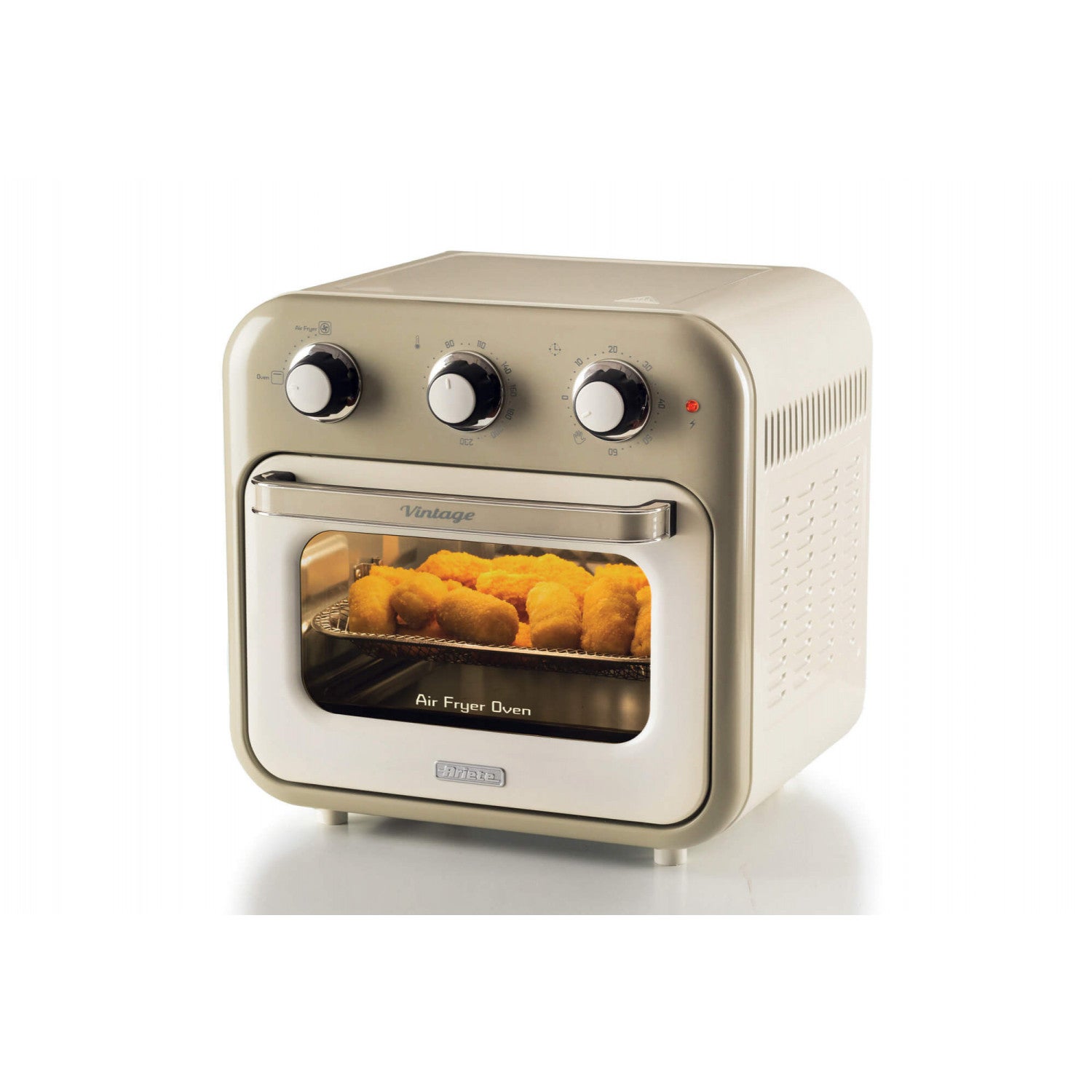 Ariete Beige Freidora De Aire Vintage 16L 1400W Ventana De Visión 4632/03 - Imagen 2