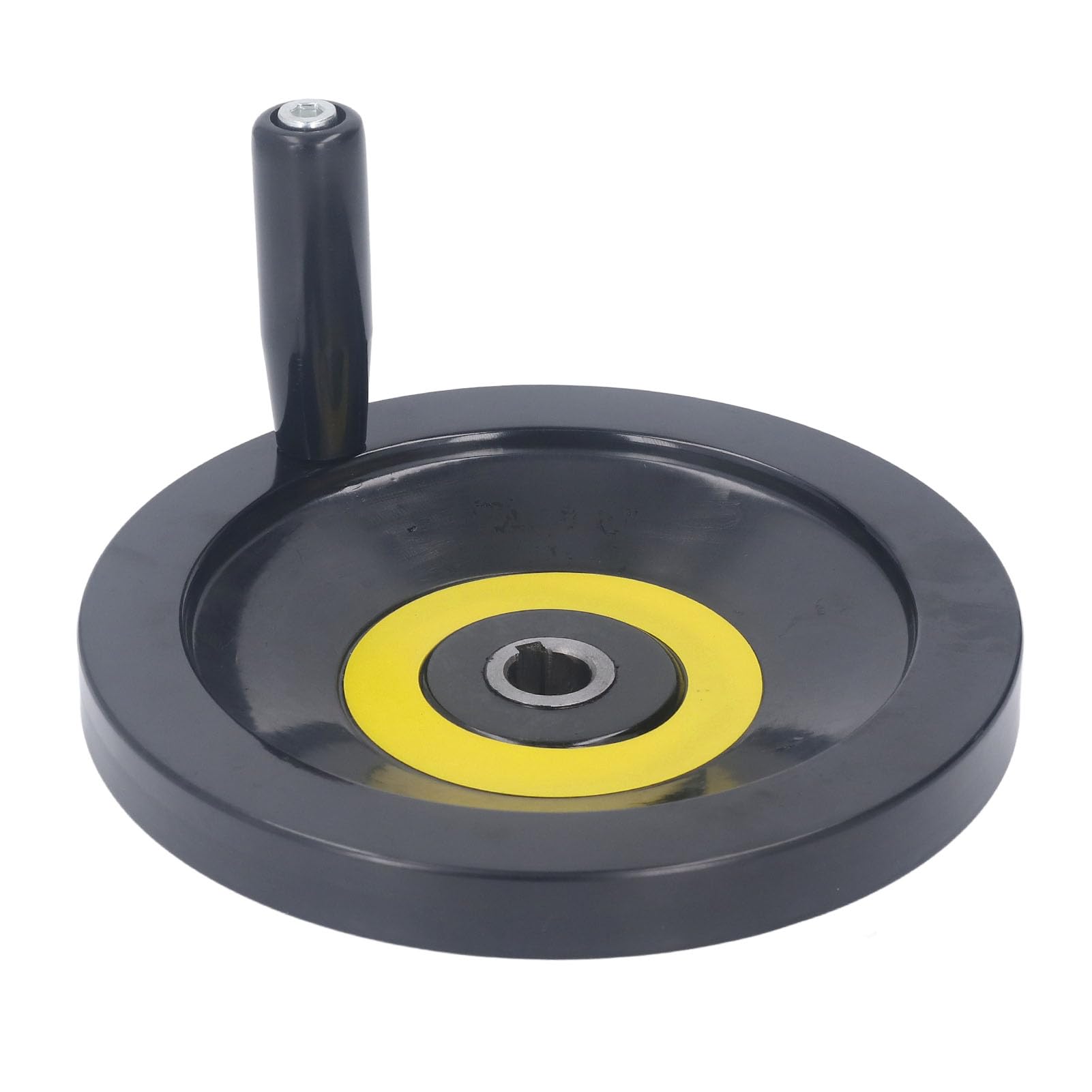 Volant à Main 125mm Avec Poignée Tournante - Volant Plastique Robuste Pour Fraiseuse, Tour, Machines-Outils Industrielles