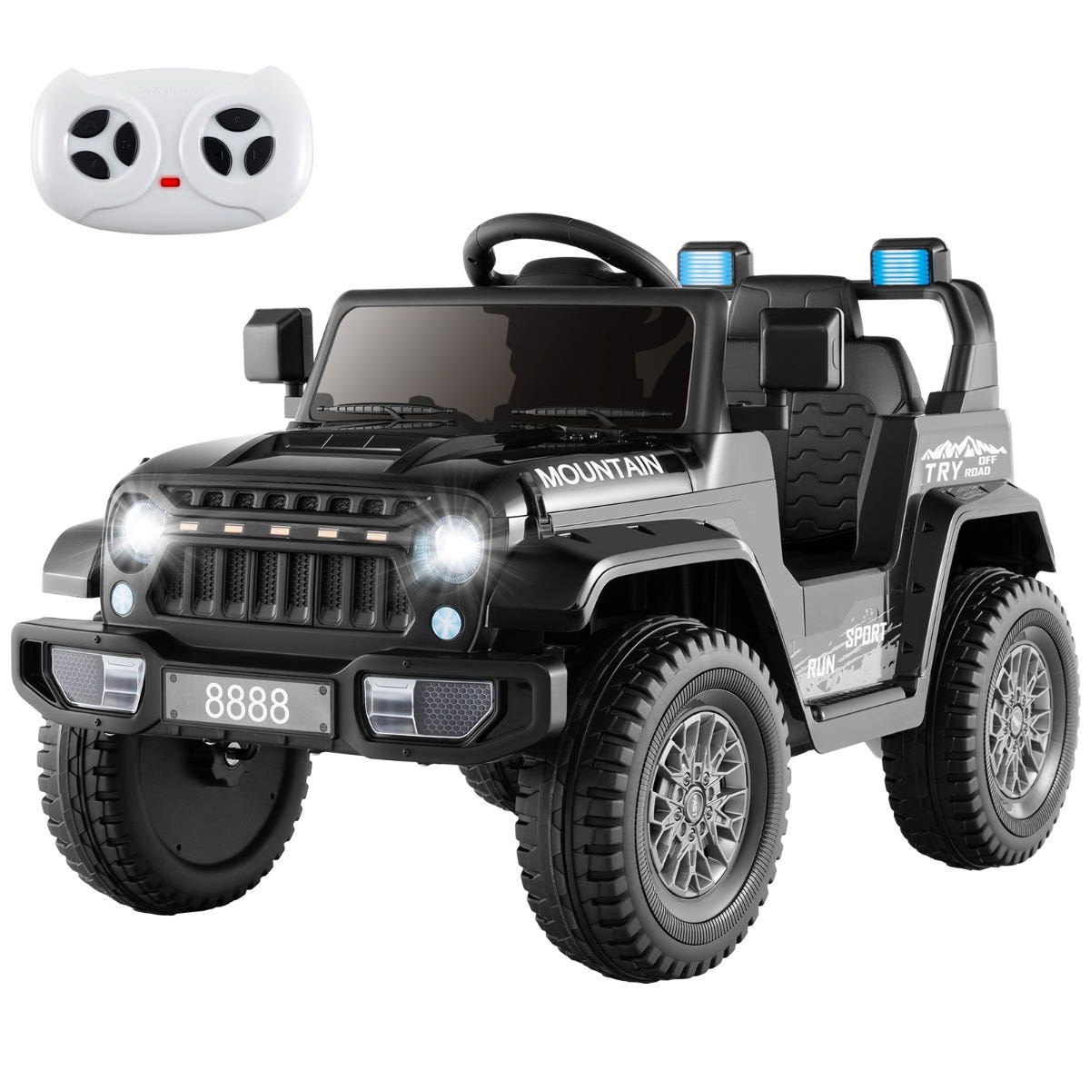 Babevy Voiture De Camion électrique 12V Avec Télécommande, Voiture Pour Enfants Avec Mp3 Lumieres Del Systeme De Suspension Portes Doubles Ceinture De Securite Jouet Pour Enfants De 3 A 8 Ans Bbov6823 Babevy Voiture De Camion électrique 12V Avec Télécommande, Voiture Pour Enfants Avec Mp3 Lumieres Del Systeme De Suspension Portes Doubles Ceinture De Securite Jouet Pour Enfants De 3 A 8 Ans Bbov6823