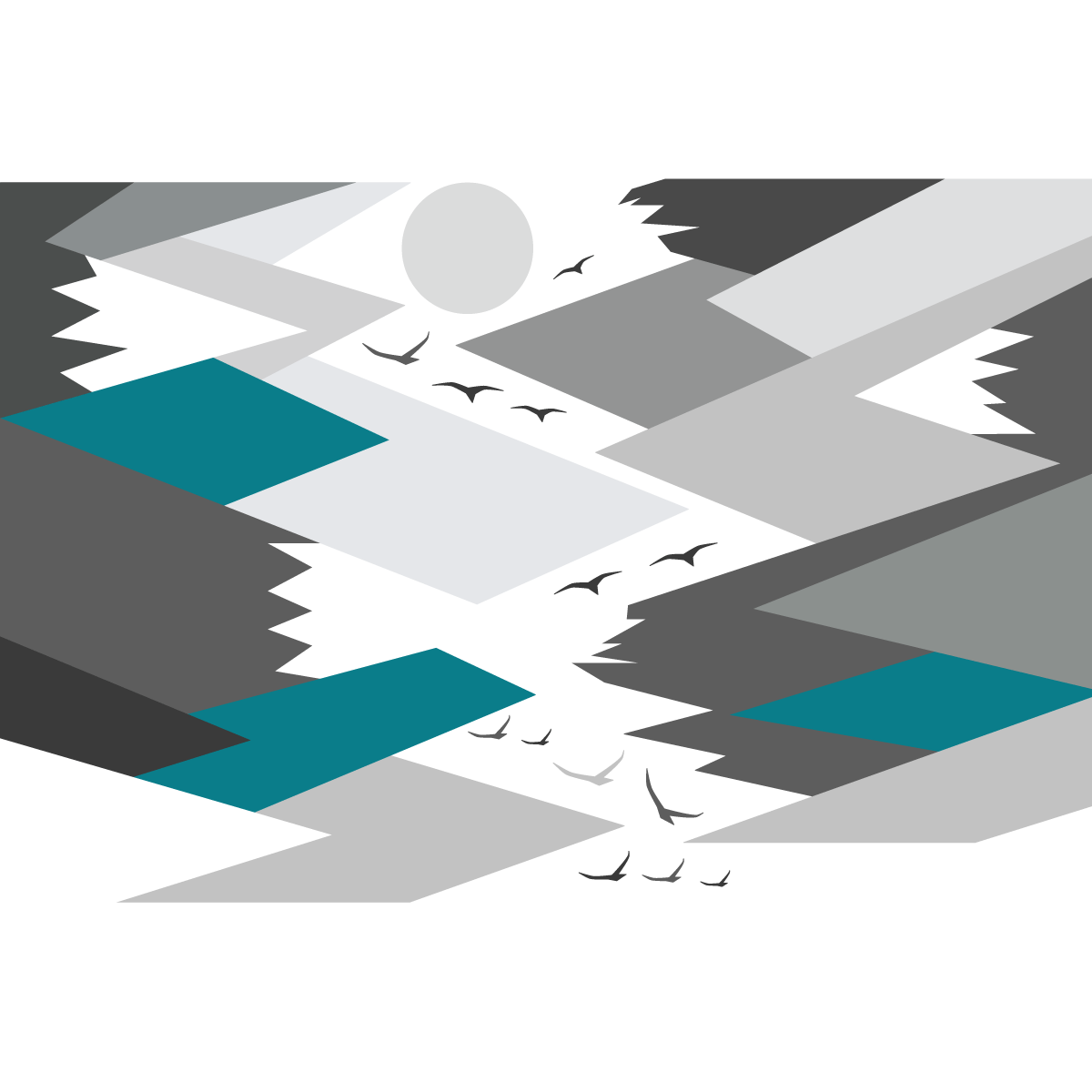 Adesivo bambino di montagna scandinavo annuska - Sticker adesivo - adesivi murali - 110x165cm - 2