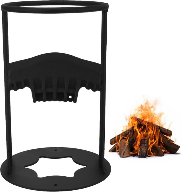 Spaccalegna Manuale In Acciaio - Per Legna Da Ardere Da 19cm - Sicuro E Facile Da Usare - Foto 4