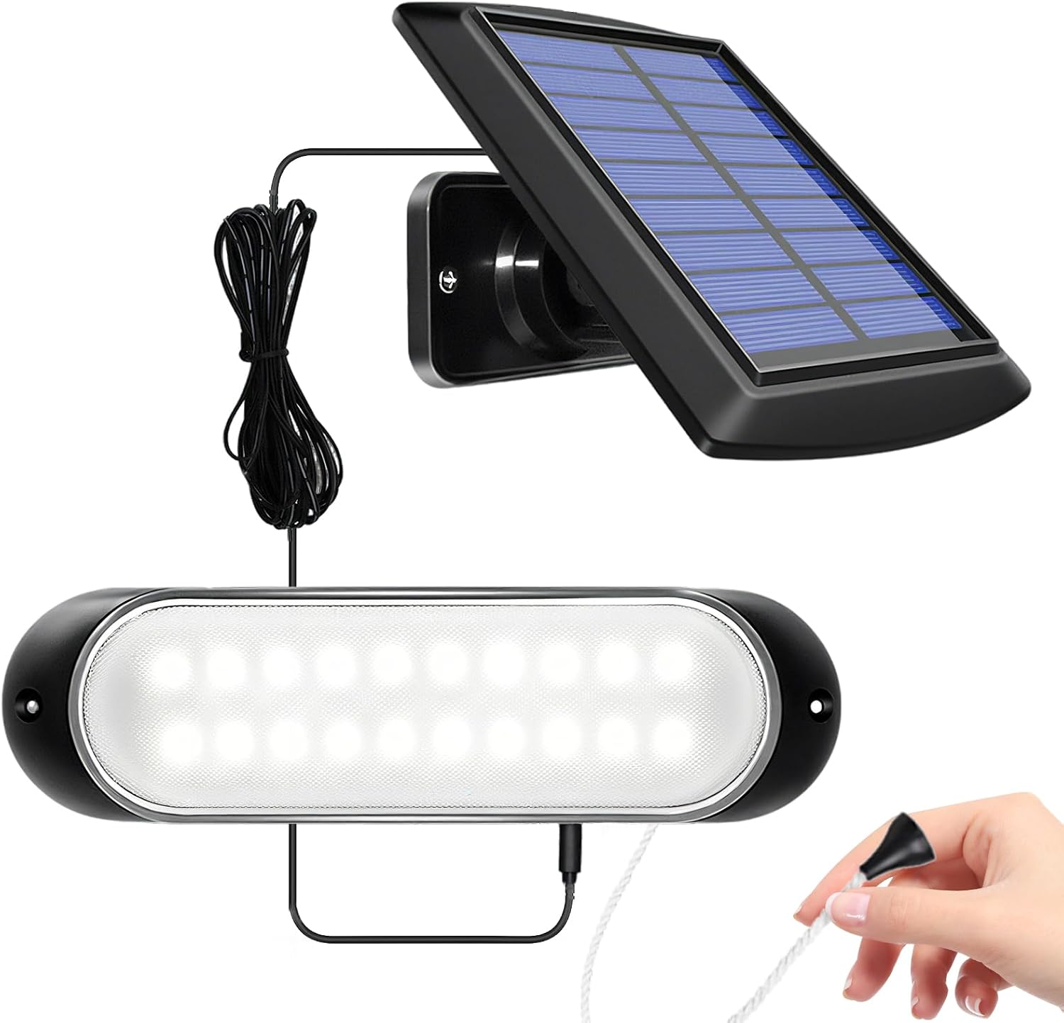 String Control Airplanes Solaire Suspendue d'intérieur d'extérieur IP65 étanche 20LED Lumière ...