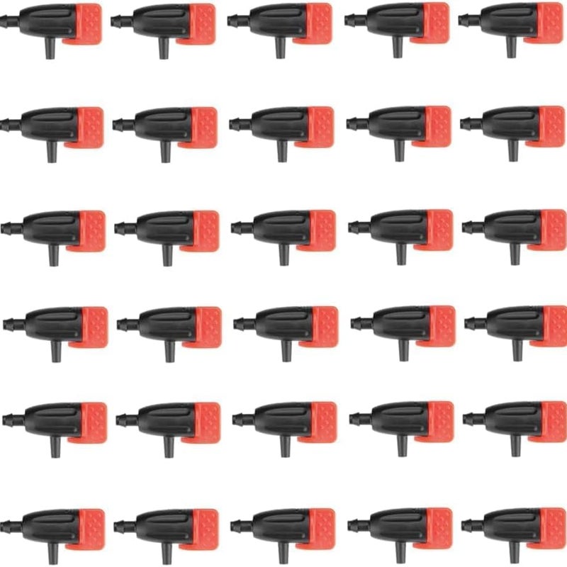 30 szt. zraszaczy kroplujących 4/7 mm, zraszacze do mikronawadniania, regulowane zraszacze do nawadniania ogrodu