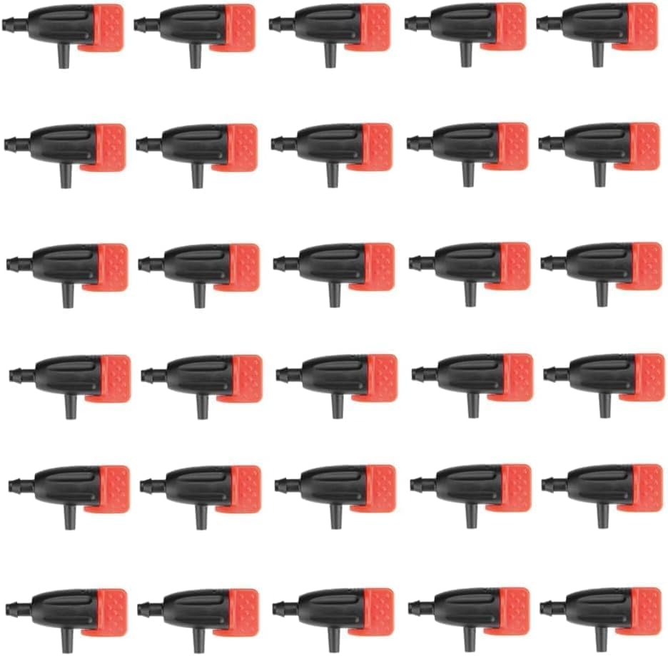 30 szt. zraszaczy kroplujących 4/7 mm, zraszacze do mikronawadniania, regulowane zraszacze do nawadniania ogrodu