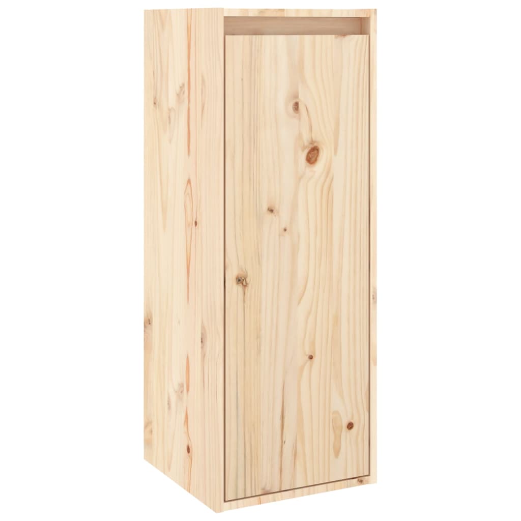 Maison Exclusive - Armario de pared 2 uds madera maciza de pino 30x30x80 cm - 5