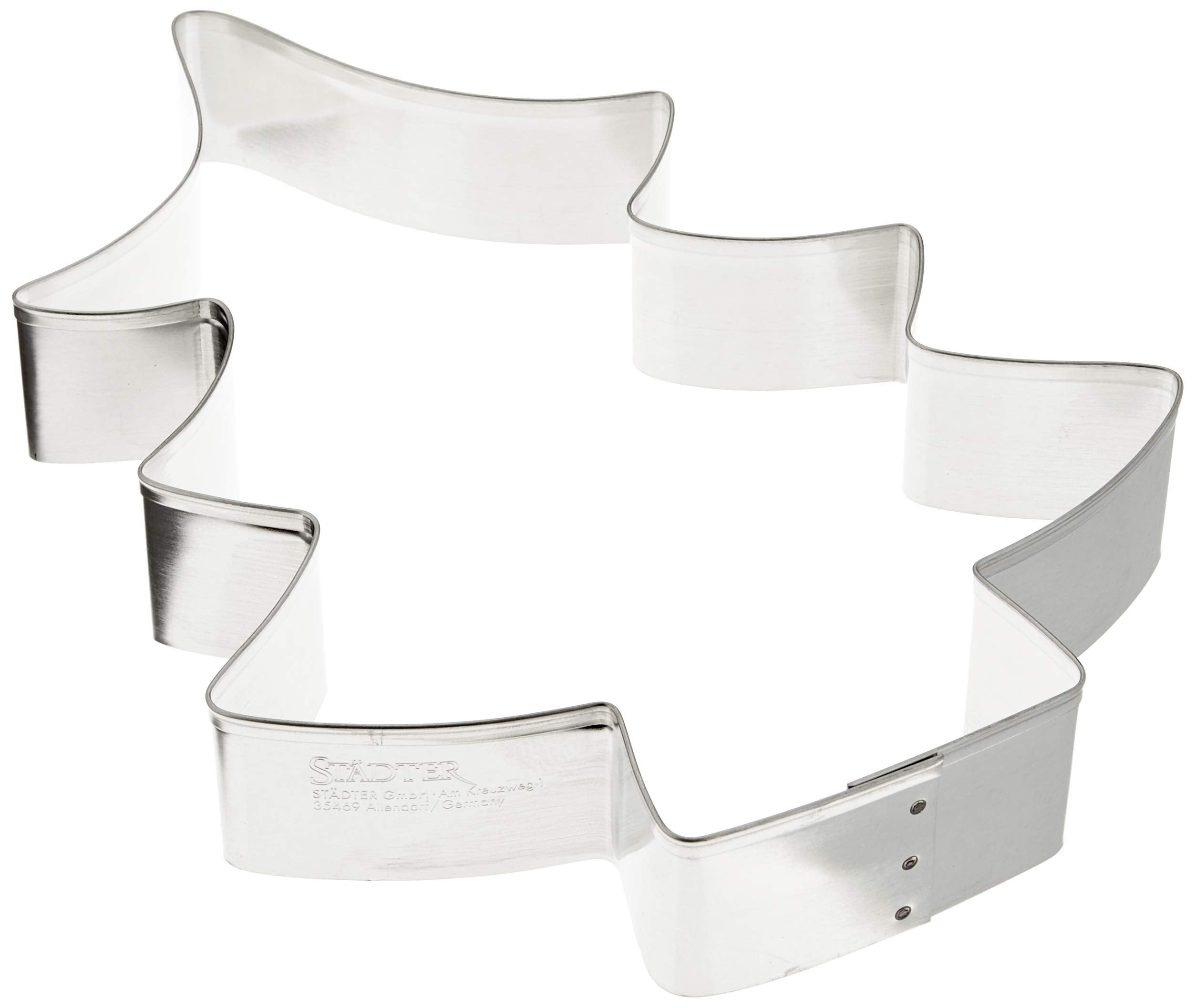 Stampini per Biscotti a Forma di Abete, Argento, Banda stagnata, Silver, 9.5 cm