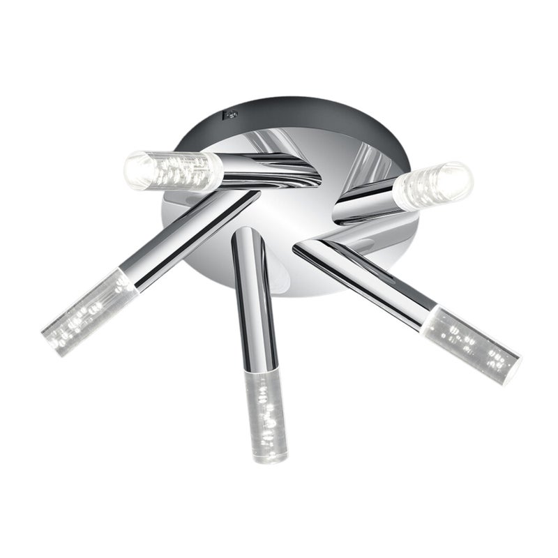 Żyrandol LED BOLSA 3W Ciepła biel 310lm metal chromowana wym:16,5x41,5x41,5cm IP44 Trio