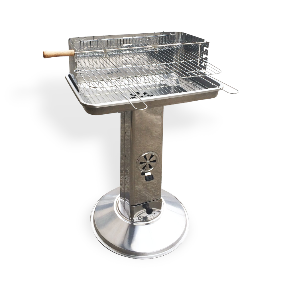 Spazzole Griglia Acciaio Qixuer - Spazzole Per Barbecue, 2 Pezzi, 30cm, Acciaio Inox, Testa Triangolare 360° Spazzola Bbq - 4