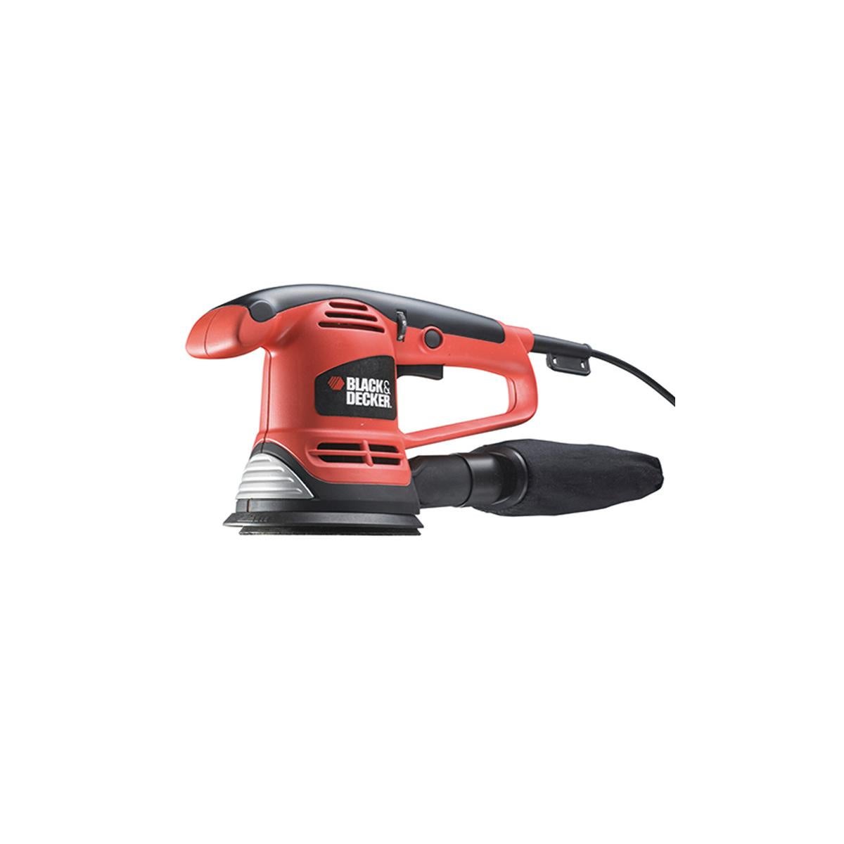 Szlifierka mimośrodowa Black &amp; Decker KA191EK 480W prędkość regulowana 4000-12000 obr/min