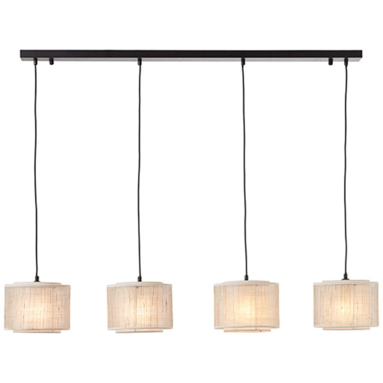 Brilliant lampa Platon LED zewnętrzna lampa stołowa 27cm czarny/aluminium przezroczysty czarny 2 W zintegrowana dioda LED