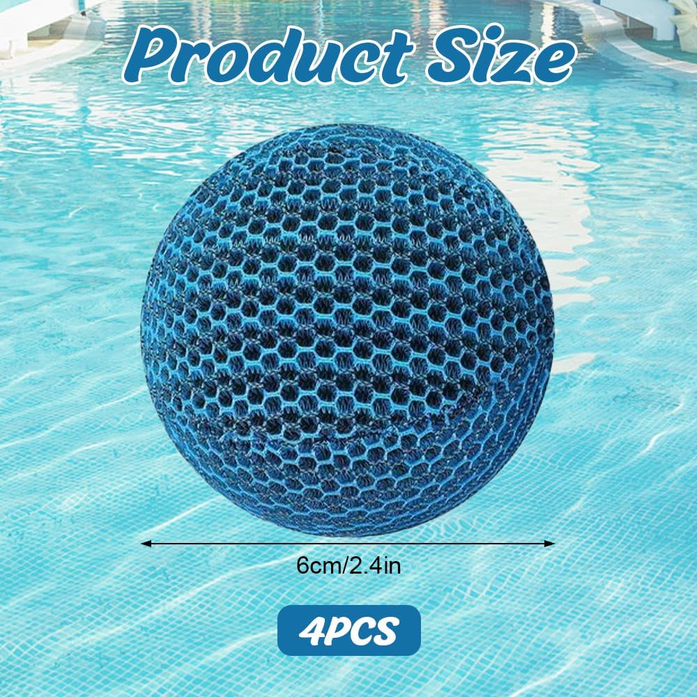 4 Absorbeurs D’écume Pour Spa – Réutilisables, En Maille 3D – Éliminent Mousse, Graisse Et Impuretés