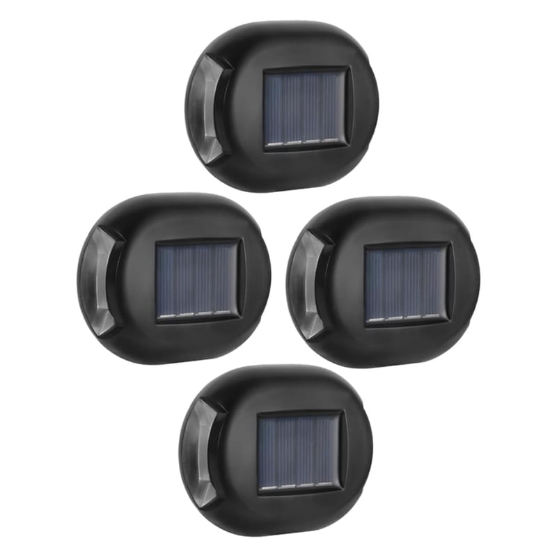 Zewnętrzne lampy ścienne zasilane energią słoneczną, podwójne, wodoodporne, ciepłe światło, idealne do oświetlania zewnętrznych ścian ogrodu i tarasu