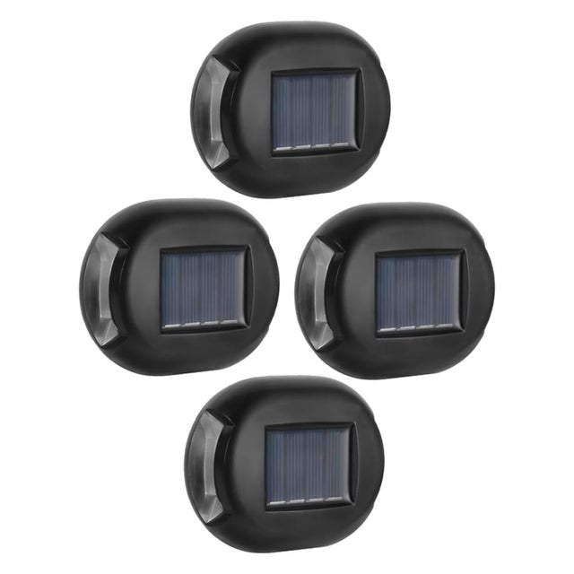 Zewnętrzne lampy ścienne zasilane energią słoneczną, podwójne, wodoodporne, ciepłe światło, idealne do oświetlania zewnętrznych ścian ogrodu i tarasu