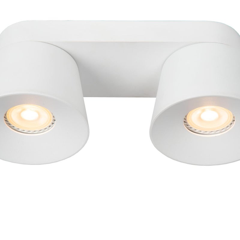 Reflektor sufitowy Spot Trigono biały 2xGU10x40W wym: 10,5 x 24,5 x 10,5 cm IP20 Lucide