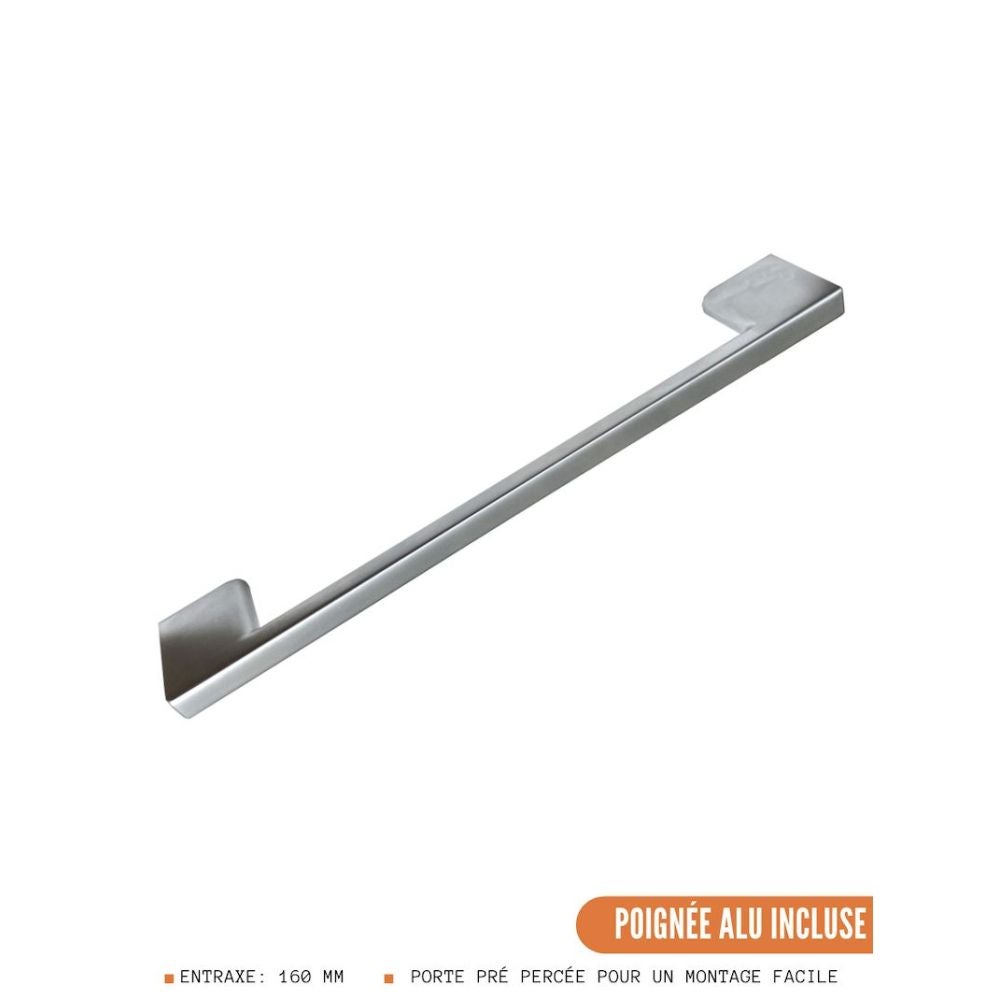 Cuisineandcie - Colonne de cuisine Bellissi Chene 3 portes L 60 cm - 5