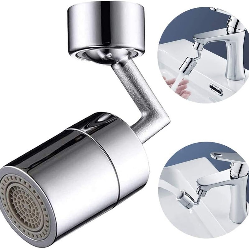 Regulowany perlator do kranu, perlator do kranu o kącie 720 stopni, perlator do kranu oszczędzający wodę, dysza do kranu kuchennego oszczędzająca wod