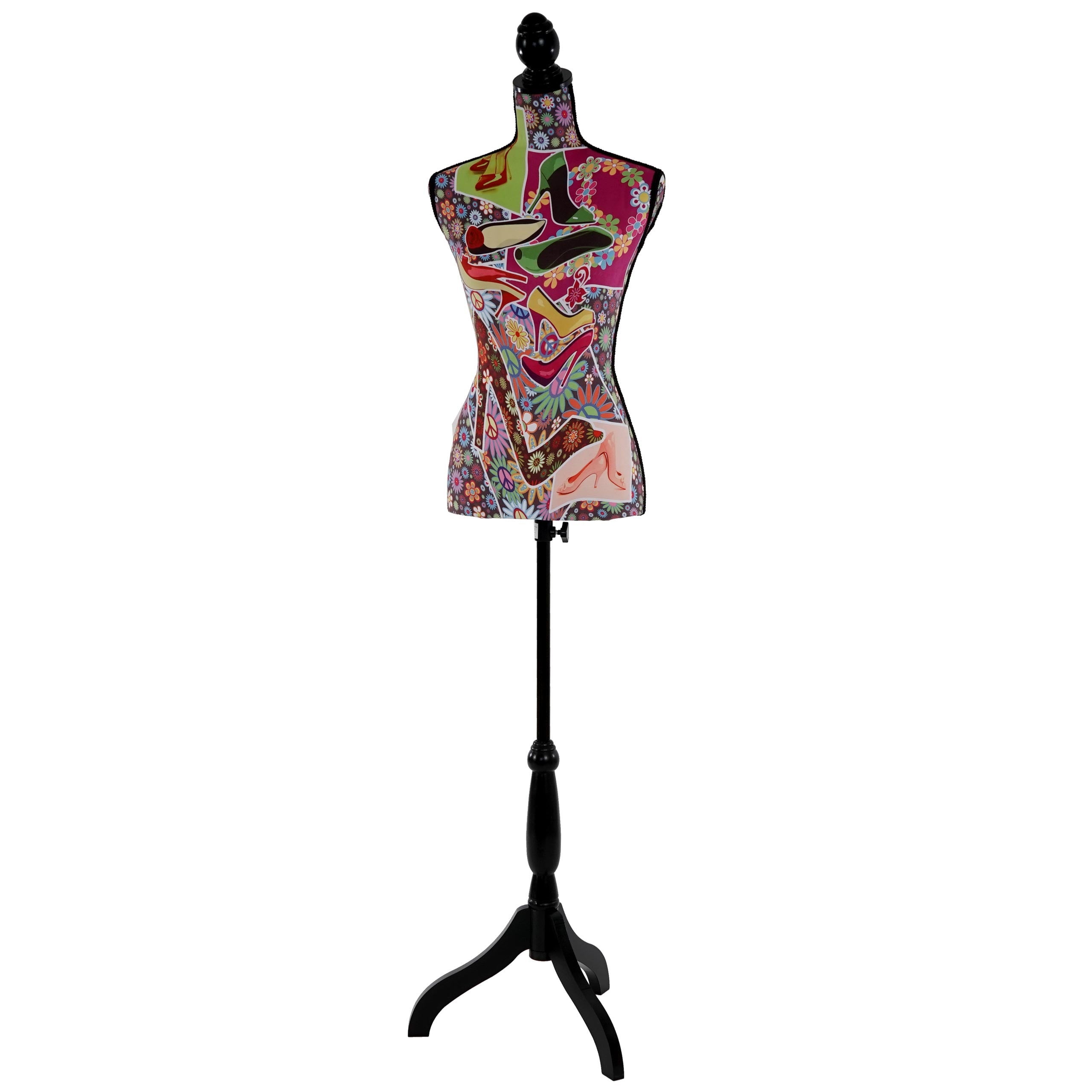 Mannequin De Couture De Tailleur Buste Torse Féminin T220 ~ Mousse Motif Baroque