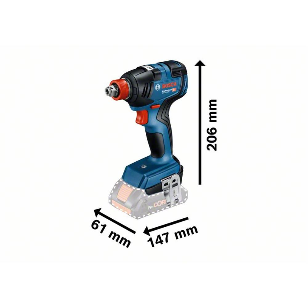 Visseuse à chocs GDX 18V-200 Professional (Produit seul) - BOSCH 06019J2204 - 7
