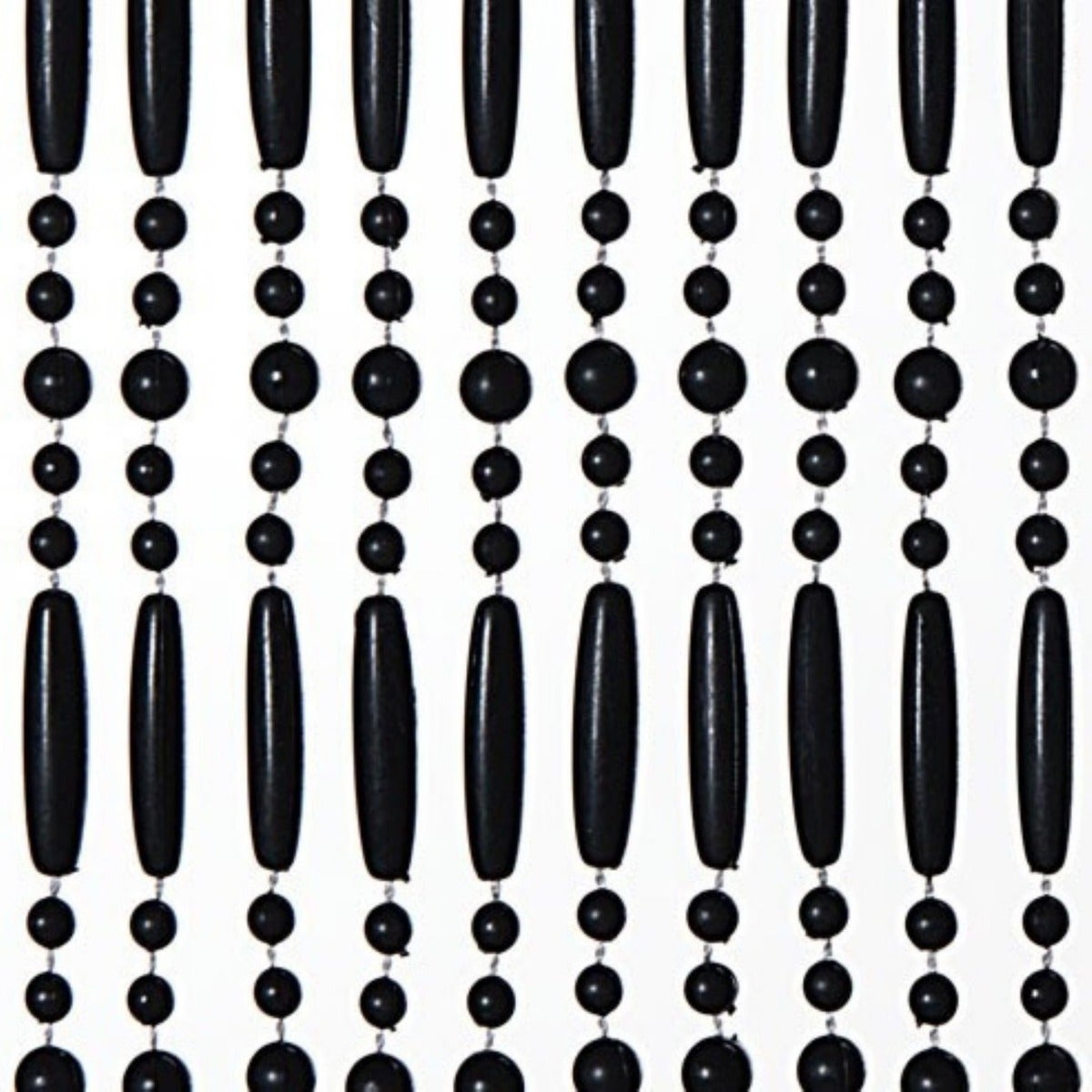 Rideau antimouches / Rideau de porte Perla 100 x 240 cm noir Leroy Merlin